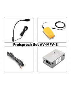 Avair AV-MFV-8 Handsfree Set RJ45 Kenwood Voetpedaal